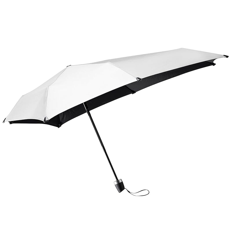 Senz umbrellas NEW SENZ MINI Senz Umbrella Mini SZN-002 Folding Umbrella for Sun and Rain (Silver)