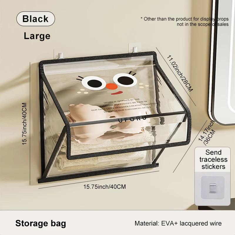 

Водонепроницаемая подвесная сумка для ванной комнаты, сумка для хранения одежды в ванной, полка для хранения, настенная подвесная сумка для туалета в общежитии