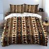 African Geometric Pattern Background Bedding Set For Kids Luxury Gift 3Pcs Digital Print Comforter Set Soft Comfortable