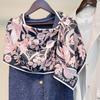 Light Luxury Astrolabe Silk Silk Scarf Spring And Autumn Medium And Long Bow Mulberry Silk Streamer Holiday Gift