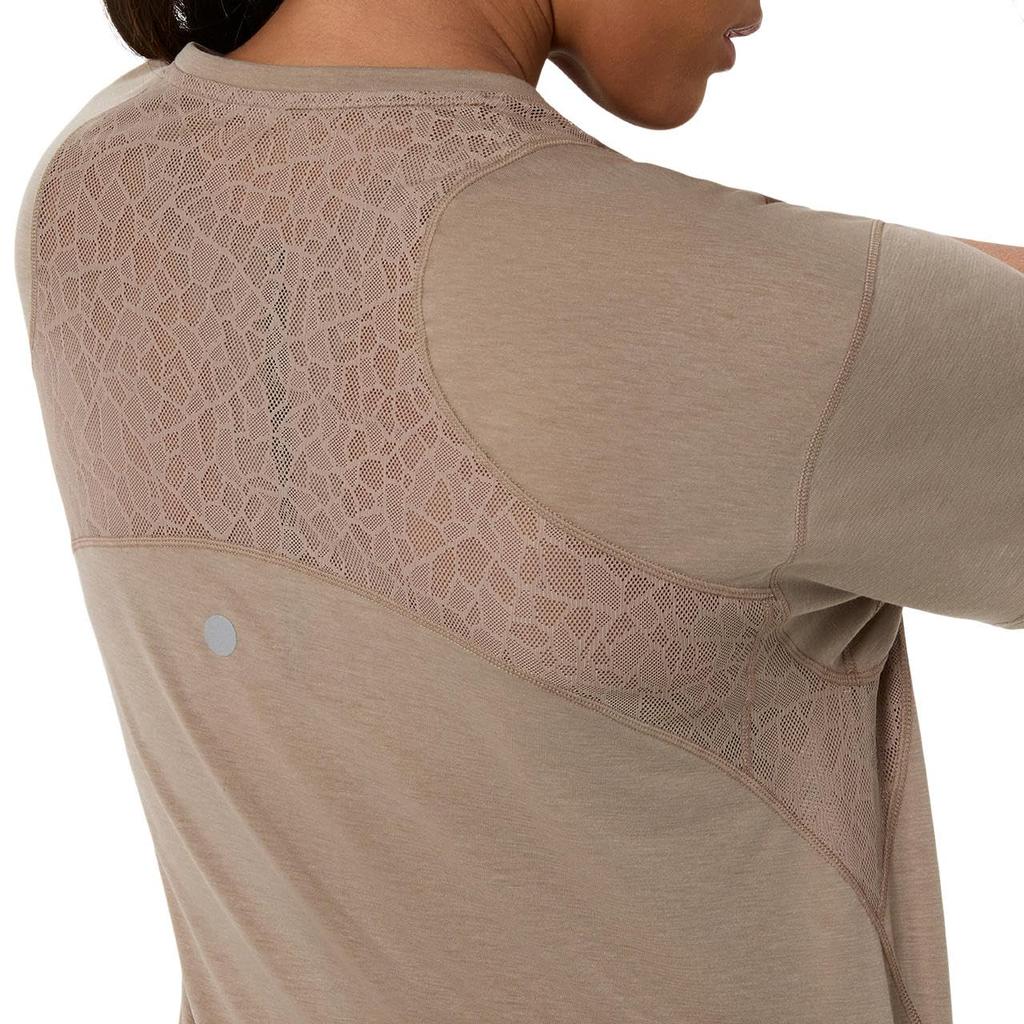 Running Wear NAGINO RUN SS TOP 2012D543 200 L [ASICS] Women's (GREIGE)