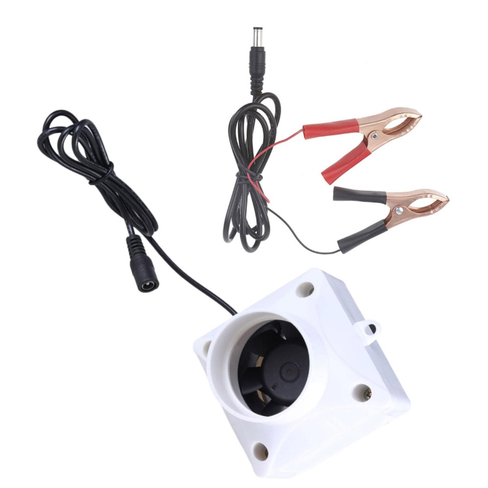 

Эффективный 12В 50мм канальный вентилятор для вентиляции с кабелем питания с зажимом для аккумулятора для вытяжки воздуха в кухне, ванной комнате, гараже, помещении