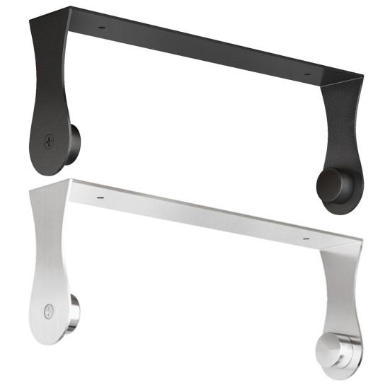 Yousheng Tissue Holder Under Cabinet Stainless Steel Kitchen Bathroom Rack Easy Installation Tissue Roll Clamp