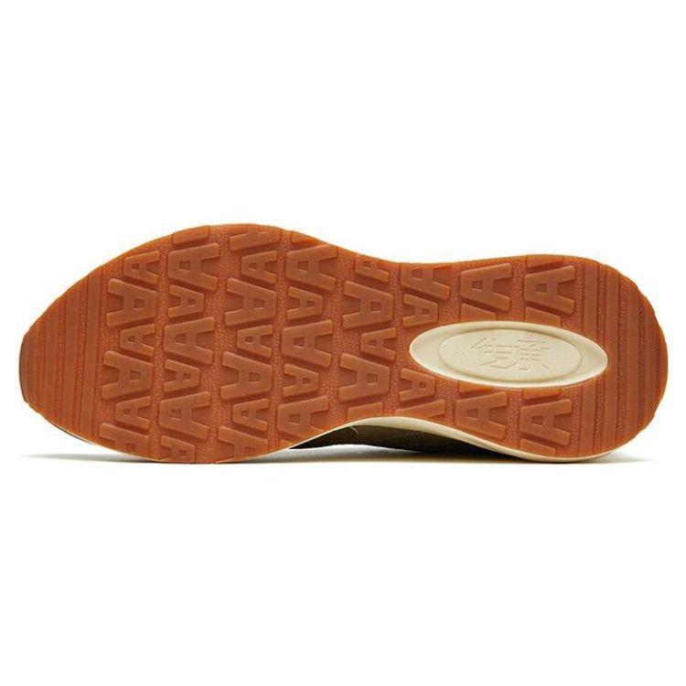 ANTA Men Classic Retro Casual Shoes Khaki Off White Pink 112328871-9