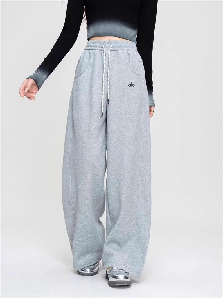 Nordamerika Frühling Stil Damen Schlankmachende Wolken-Yoga Weite Bein Fitnesshose