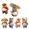 3D Shiba Inu Dog Belly Sticker – Cute Orange Apparel Shiba Inu Stickers, Kawaii Chubby Shiba Inu (Design),Silicone Self-Adhesive
