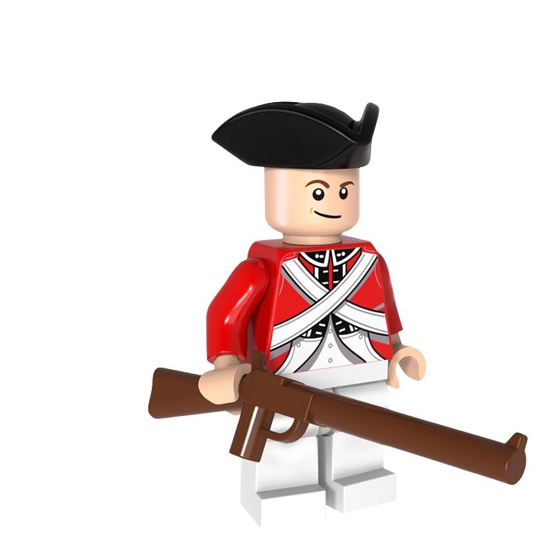 Pirate-themed Medieval Navy Admiral Building Blocks 4.5cm Height Abs Plastic