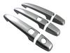 BRIGHTZ Door Handle Satin for Toyota Porte and 145 NSP 33092 Cover, Silver, 140, 141, [DHC-NOBU-374], NCP141, NCP145, NSP140, NSP141, NCP, P140, P141,