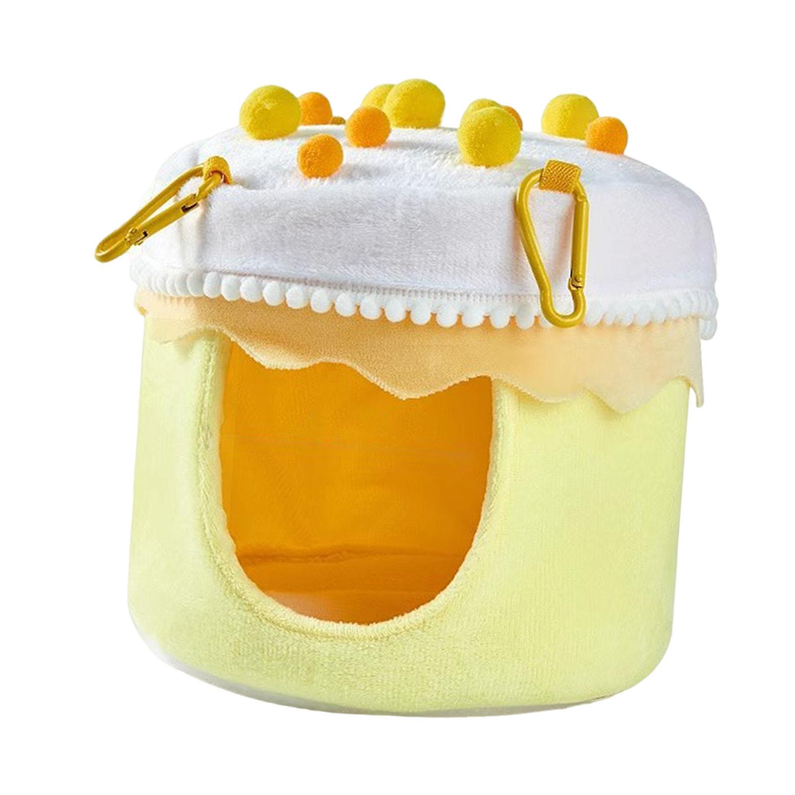 

Parrot Warm Nest Windproof Shelter Cozy Parakeets Bed Small Bird Warm House for Blue Bird Macaws Lovebird Cockatiel