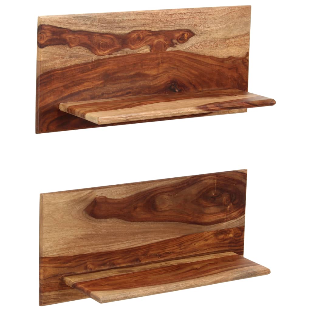 Buy Wall Shelves 2 Pcs. 58x26x20 Cm Wood at affordable prices — free