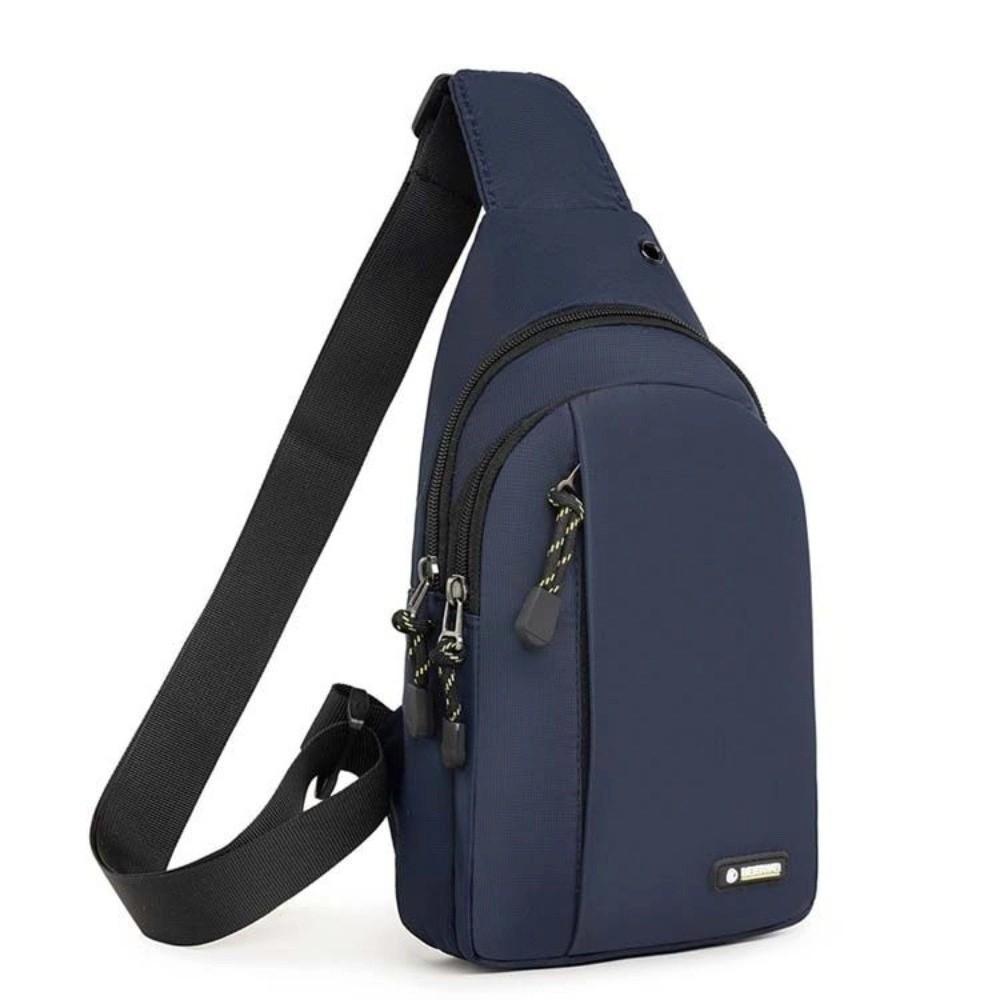 Large Capacity Men Crossbody Bag Waterproof Chest Pack Running Phone Bag  Outdoor Sports