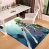Anime Code Geass Printed Absorbent Washable Carpet,Non-Slip Bathroom Mats,Kitchen Rugs,Living Room Entrance,Camping Picnic Rugs