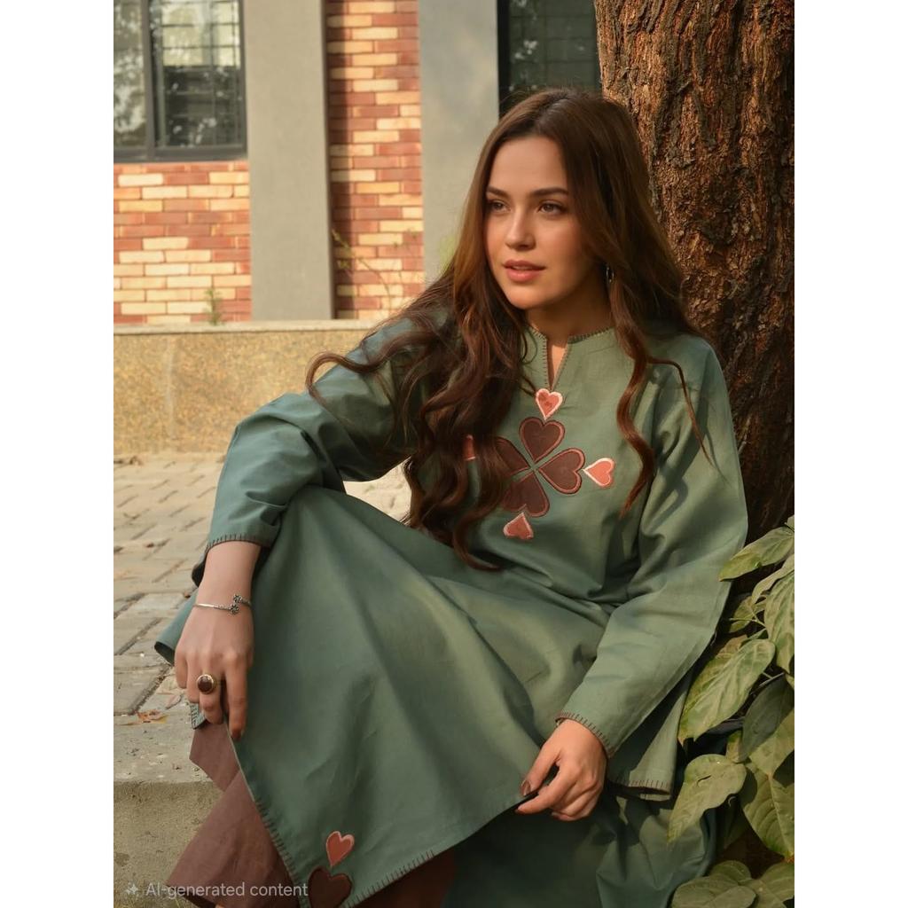Indyjski Pakistański Styl Salwar Kameez Damski Ubranie na Imprezę Bawełniany Kurti Zestaw Palazzo