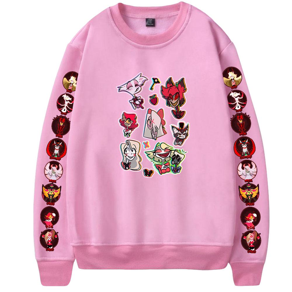 Hazbin Hotel Sweatshirt Men Autumn Fashion Hoodie Women Mens Streetwear Tracksuit Crewneck Sweatshirts