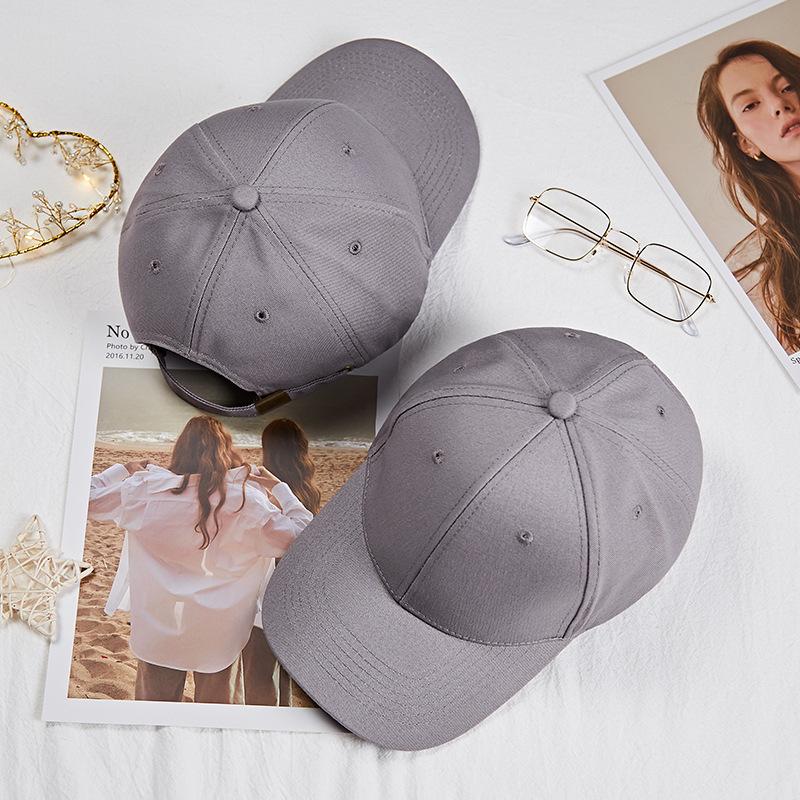 Hat Men's trendy cap Men's autumn and winter black trendy brand women's visor Versatile winter baseball cap