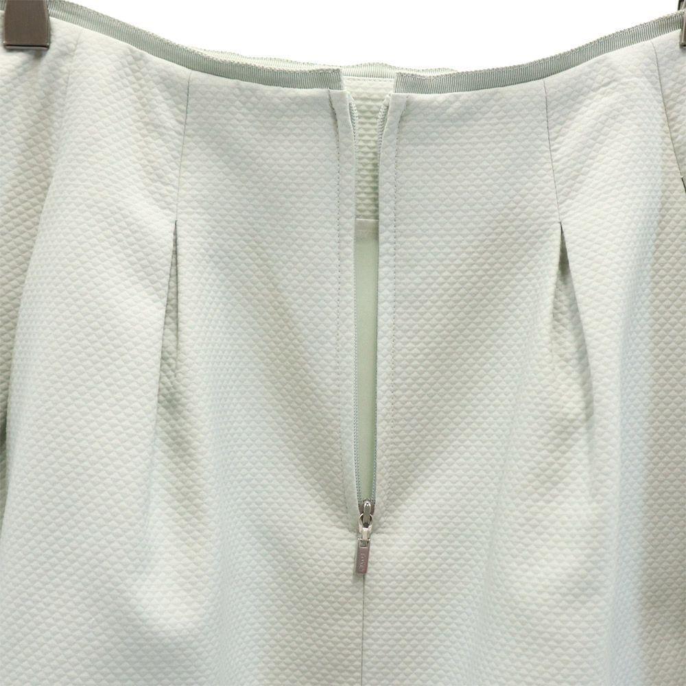 FOXEY Made In Japan Midi Length Trapezoid Skirt 38 Greenish Women Used