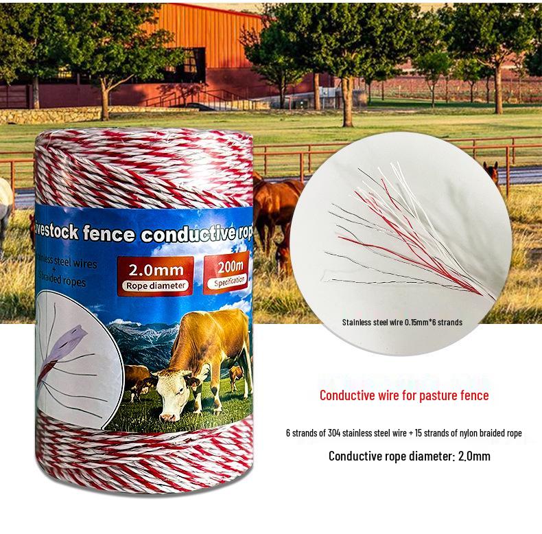 Conductive Steel Wire Power Cord for Livestock Fencing