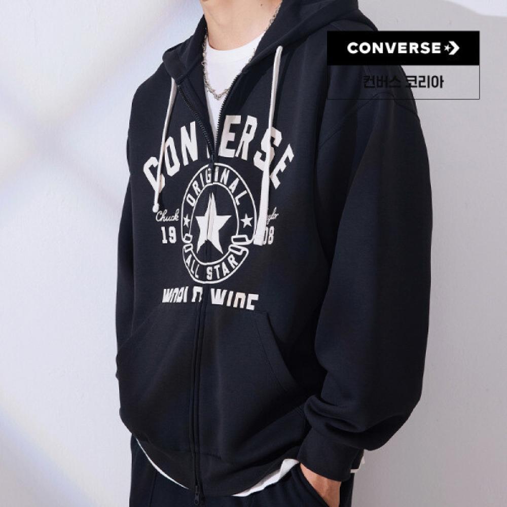 Converse Retro Logo Full Zip Fleece Black Ucj441 023 95 11900₽