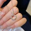 Women's Light Luxury Mobius Ring Clavicle Chain Necklace – Stylish, Niche Design Accessory