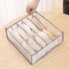 3 Pcs Closet Storage Box 6/7 /11 Compartments Ties Storage Box Washable Multifunctional Stackable Household Cabinet Organization