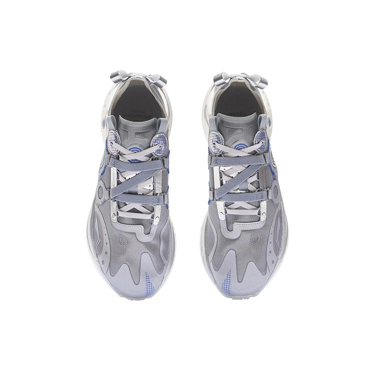 New LiNing Jueying CRC Casual Shoes Men Low Top Silver/Antarctic Gray AZGS083-2