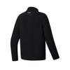 Men's FILA Golf Jackets Men's Pitch Black-BK Stand Collar Fleece-lined Other