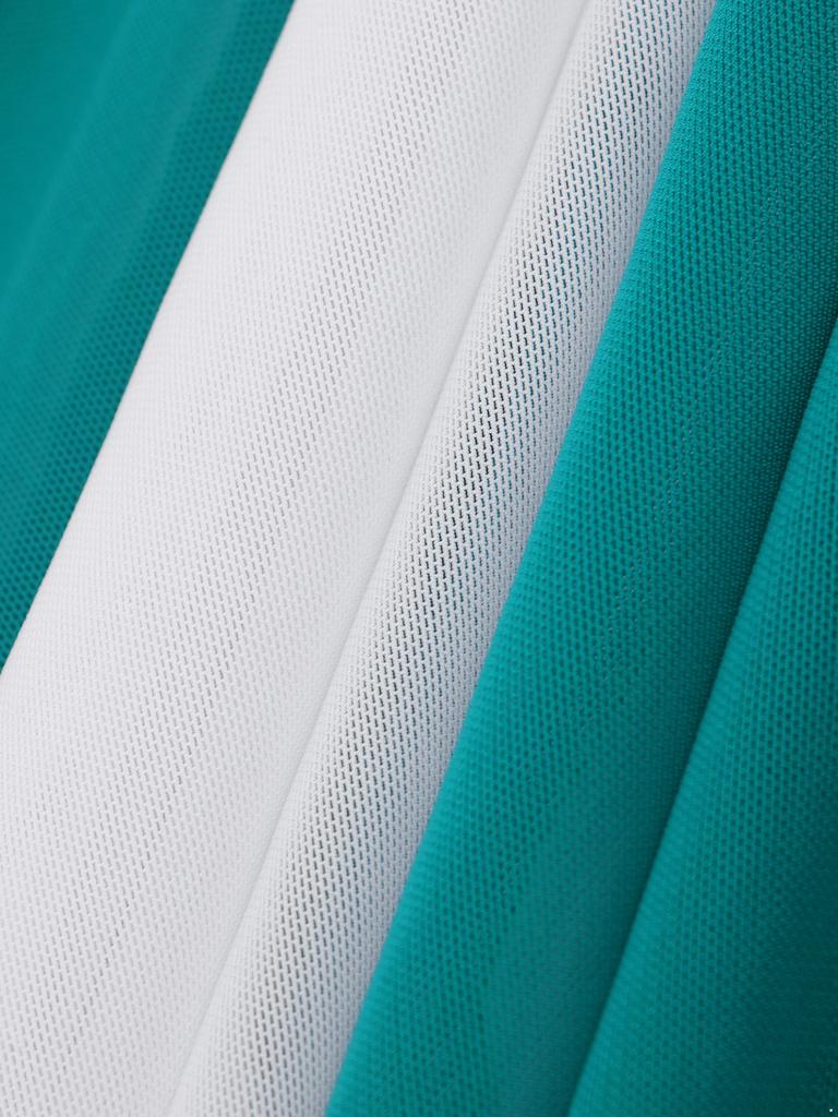 Dámske šaty s farebným blokom Patchwork Halter Dress Priesvitná sieťovina s nepravidelným lemom Tanečné šaty Kostým na vystúpenie