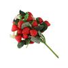 Plastic Artificial Strawberry Berry Branch DIY Simulation Plant Fruit  Desk