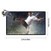 120 Inch 16:9 Projector Screen Portable HD Projection Screen Foldable Wall Mounted for Home Theater Office Movies