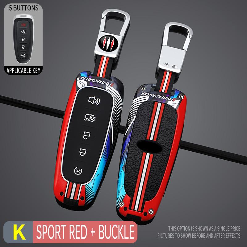 5 Buttons Car Remote Control Key Case Cover Shell Fob For Ford Escape Focus C Max Kuga Edge Explorer Taurus Keyring Accesories