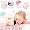 Tudomro 10 Pcs Guinea Pig Bed Mat with Cleaning Dustpan Brush 15" x 11" Small Animal Bedding Fleece Bunny Winter Sleeping Pad for Small Dogs Cats