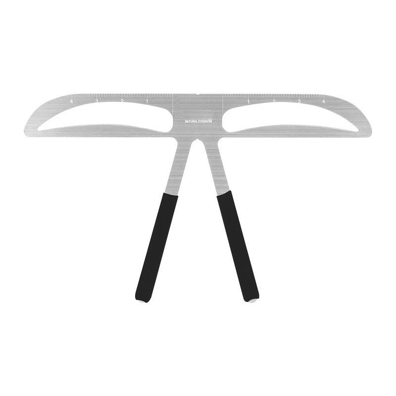 Eyebrow Ruler Tool Permanent Makeup Eye Brow Lip Grooming Tattoo Stencil Shaper Rule Measure Stainless Steel