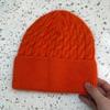 Rabbit fur women's twisted wool hat autumn and winter windproof and warm bald hat outdoor casual pullover hat