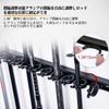 Goture Rod Wall Rod Rod Holds Up to 24 Load Vertical Fishing Rod Space Rod Black Stand, Fishing, Mount, Holder, Holder, Rods, Capacity 10-20kg, Type,