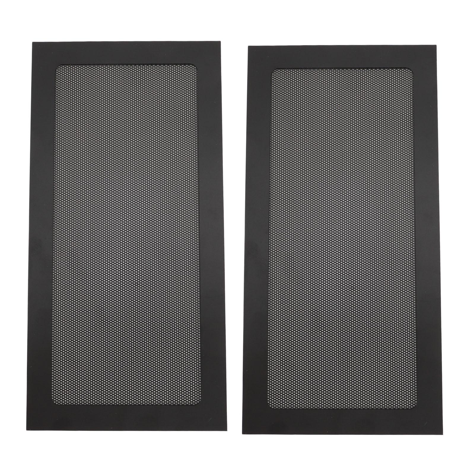 

2 шт. компьютерный кулер вентилятор пылевой фильтр магнитная рамка ПК вентилятор пылевая сетка ПК кулер фильтр мелкая сетка ПВХ Black