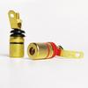 10/20/40 Pcs  307 Type Gold Plated Binding Post  4mm Banana Socket for Speaker Amplifier Panel Mount (High Current Terminal)