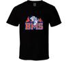 T-shirt da Gioco BMS Football Blue Mountain State Squadra Sportiva Fan T-shirt Regalo Nuova