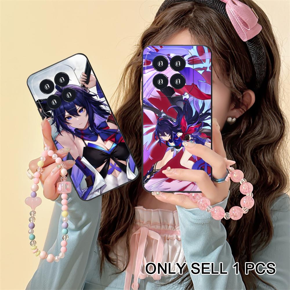 HSR Seele Matte TPU Mobile Phone Case for Xiaomi 15 14 13 12 Mi 11 T Ultra Lite Pro S X 5G Colorful Printing Cover