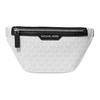 MICHAEL KORS COOPER Coated Canvas Fanny Pack Mini Men's Bright White 37T4LCOY1B-BRIGHT WHT