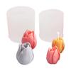 Tulips Candle Making Mould With Food Grade Silicone for Handmade Candle and Decorative Projects