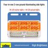 Super Bright LED Waterproof 24V Truck Side Marker and Clearance Warning Lights