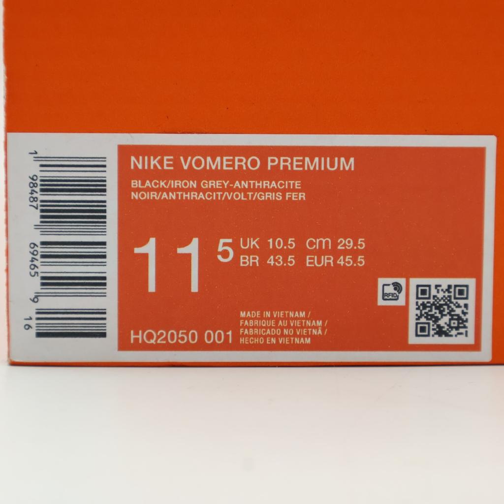 HQ2050-001 Nike Vomero Premium Černá Uhelná Černá Volt Železně Šedá (pánské)