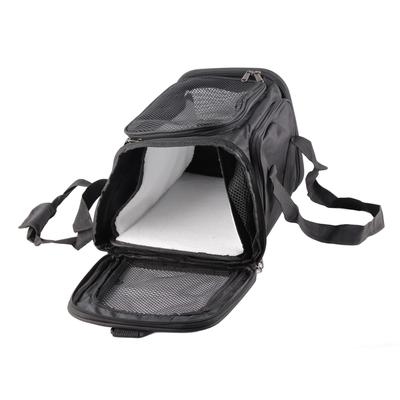Pet Travel Carrier Foldable Expandable Breathable Mesh Large Space Cat Carrier for Outdoor Travel