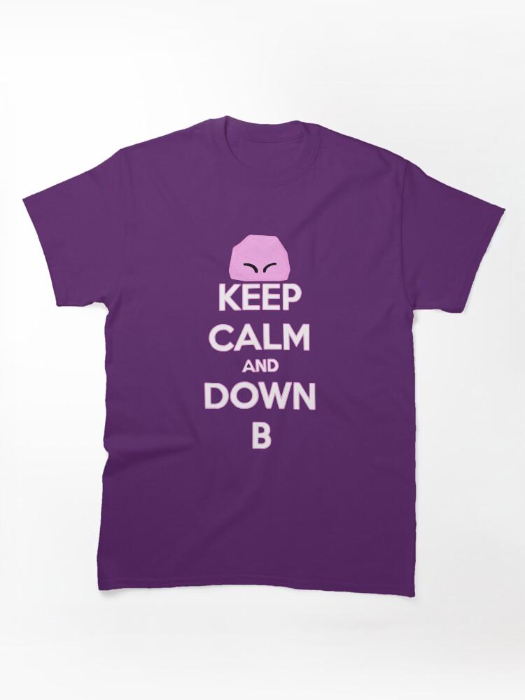 Kirby Keep Calm and Down B Classic T-Shirt