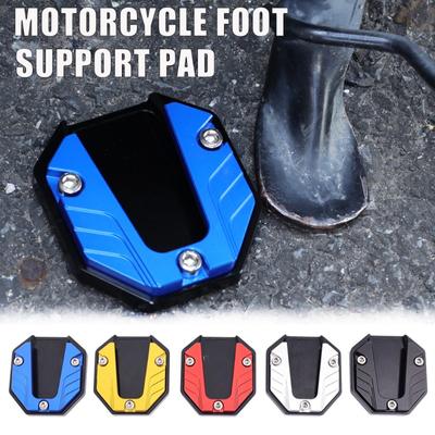 Motosiklet Ayak Destek Tabanı Bisiklet Motosiklet Modifikasyonu Evrensel Kaymaz Isıya Dayanıklı Kenar Destekli Ayaklık Genişletilmiş Taban
