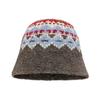 Unisex Knitted Bucket Hat Fall Winter Hat Casual Travel Hat Everyday Wear for Fashionable Adults