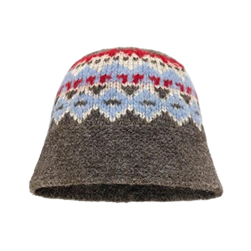 Fashionable Knitted Fisherman Hat Trendy Youth Hat Outdoor Activity Hat for Trendsetters хаки