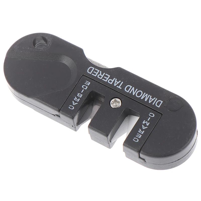 Portable Tungsten Ceramic Carbide Knife Whetstone Sharpener Tool Camp Outdoor Knife Sharpener