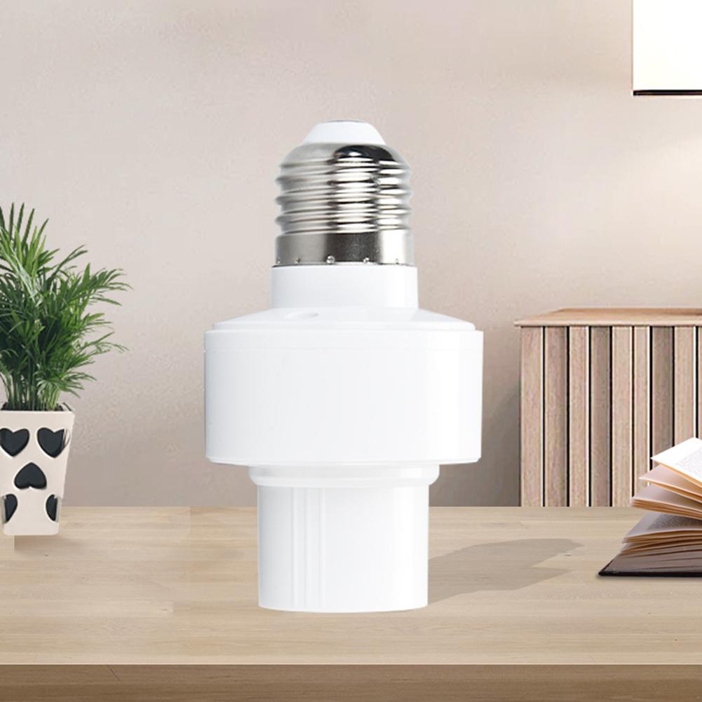 E27 Radar PIR Human Induction Motion Sensor 360 Degrees LED Night Lamp Socket Base AC 85-220V Delay Time Adjustable Switch