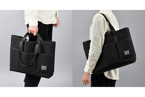 Captain Stag (CAPTAIN STAG) Outdoor Tote Bag, Carry-on Bag, Town Tote Bag, Black, UL-2071